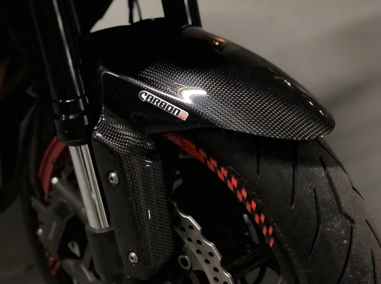 CARBON2RACE Kawasaki Z800 Carbon Front Fender