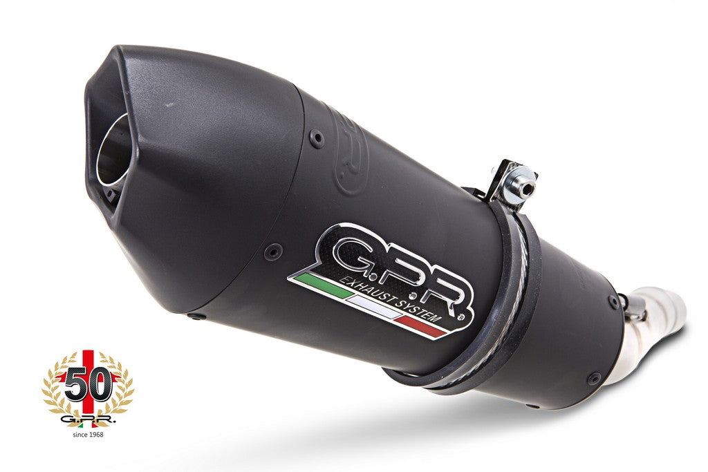 GPR Honda CRF1000L Africa Twin Slip-on Exhaust "GPE Anniversary Black Titanium" (EU homologated)