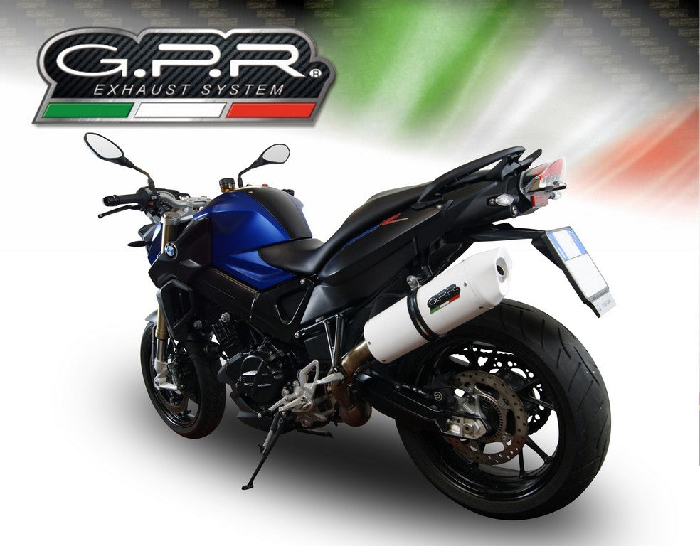 GPR BMW F800R (09/14) Slip-on Exhaust "Albus Ceramic"