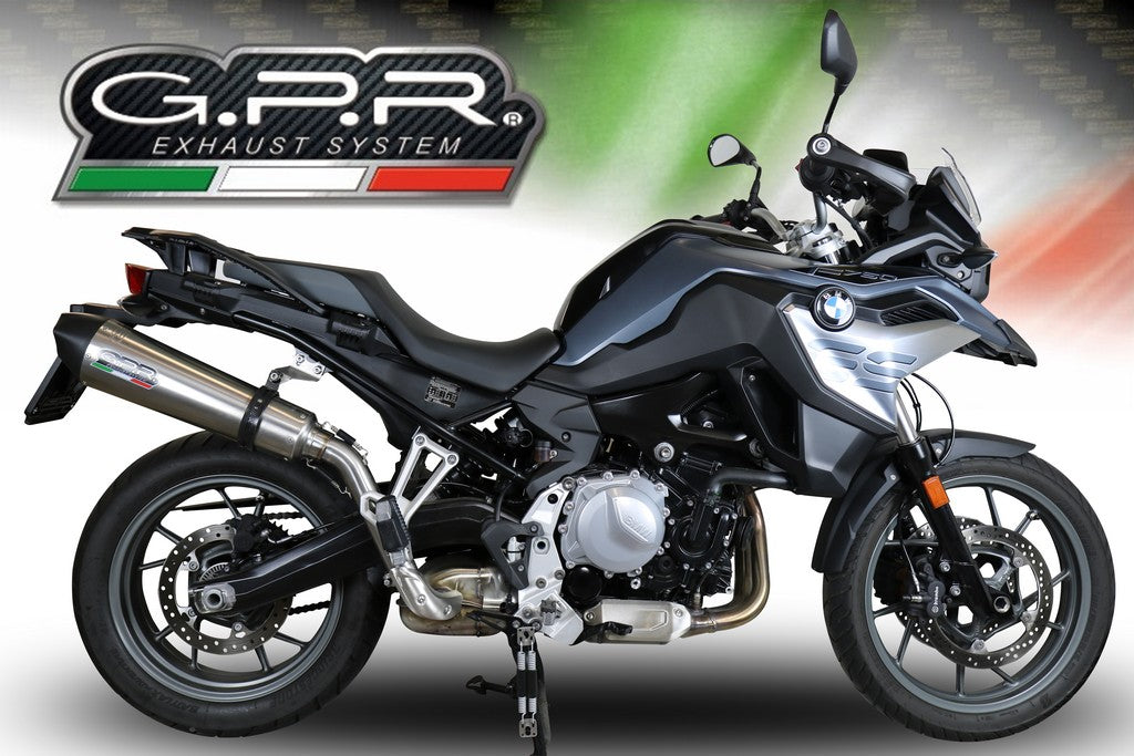 GPR BMW F750GS Slip-on Exhaust "GP Evo 4 Titanium" (EU homologated)