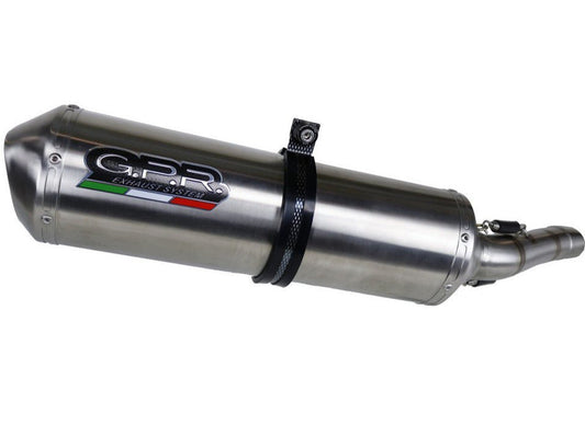 GPR Honda CB600F Hornet (05/06) Slip-on Exhaust "Satinox" (EU homologated)