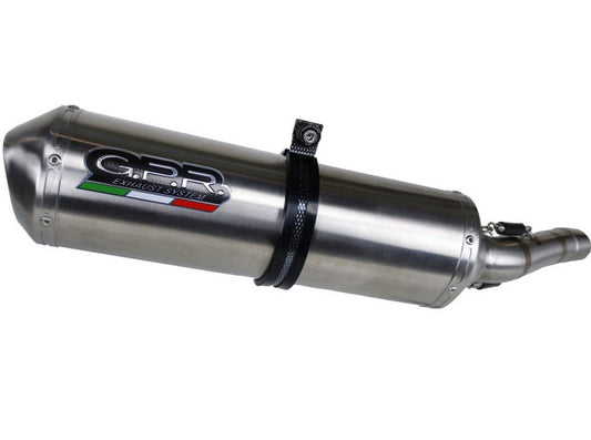 GPR Honda CBF1000 (10/16) Slip-on Exhaust "Satinox" (EU homologated)