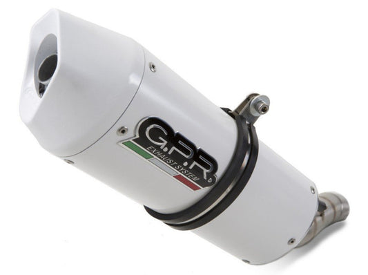 GPR Suzuki SFV650 Gladius Slip-on Exhaust "Albus Ceramic" (EU homologated)