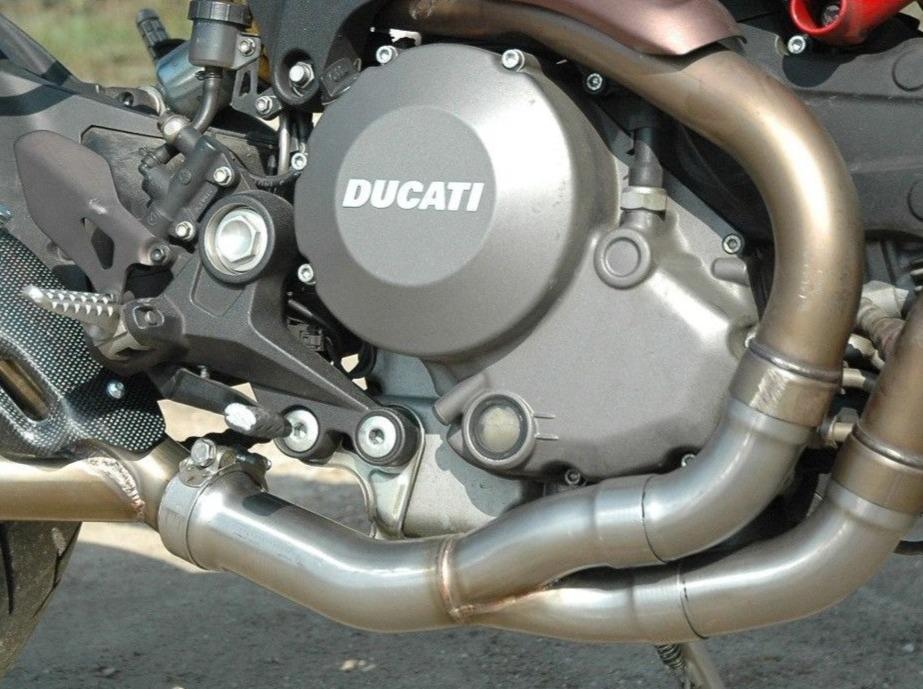 QD EXHAUST Ducati Monster 1200/821 Mid-pipe Valve Eliminator