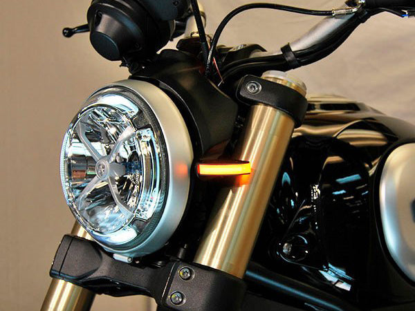 NEW RAGE CYCLES Ducati Scrambler 1100 LED Front Turn Signals