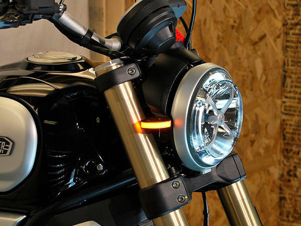 NEW RAGE CYCLES Ducati Scrambler 1100 LED Front Turn Signals