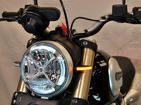 NEW RAGE CYCLES Ducati Scrambler 1100 LED Front Turn Signals