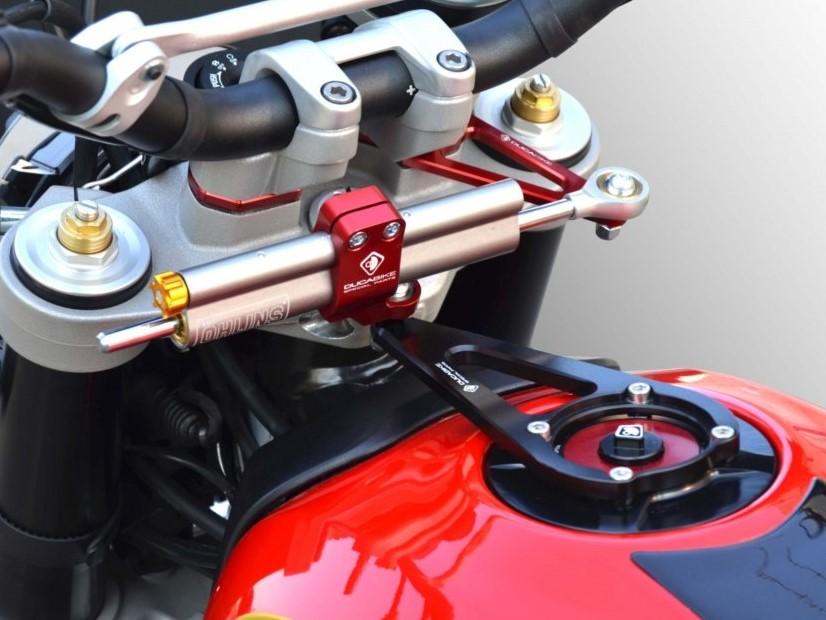 SAS14 - DUCABIKE Ducati Scrambler Desert Sled Steering Damper Mounting Kit – Accessories in MotoDeal – Motorcycle Accessories and Parts Online Shop