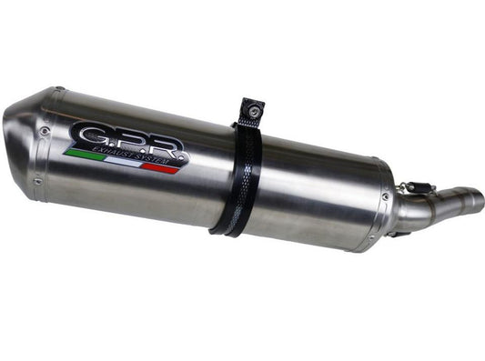 GPR Kawasaki ER-6 (05/11) Slip-on Exhaust "Satinox" (EU homologated)