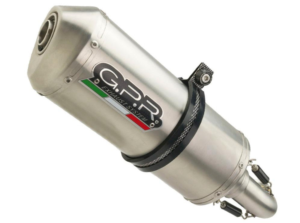 GPR Suzuki SV650 (2016 – ) Slip-on Exhaust "Satinox" (EU homologated)