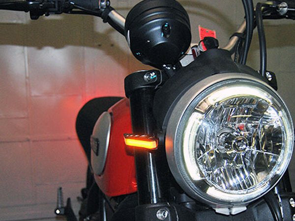 NEW RAGE CYCLES Ducati Scrambler 800 LED Front Turn Signals