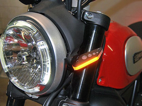 NEW RAGE CYCLES Ducati Scrambler 800 LED Front Turn Signals