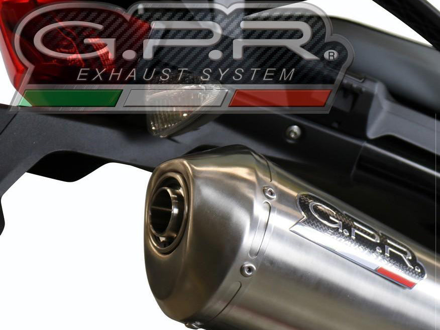 GPR Ducati Monster 821 (2017 – ) Slip-on Exhaust "Satinox" (EU homologated)