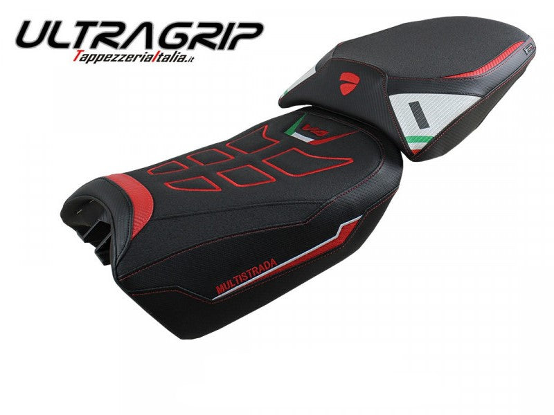 TAPPEZZERIA ITALIA Ducati Multistrada V4 Pikes Peak (2022+) Ultragrip Seat Cover "Safi"