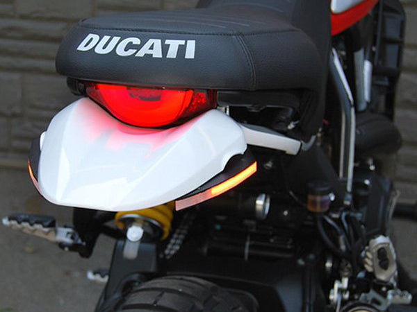 NEW RAGE CYCLES Ducati Scrambler Desert Sled LED Tail Tidy Fender Eliminator