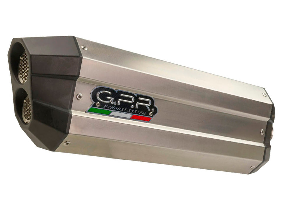 GPR BMW R1200R (17/18) Slip-on Exhaust "Sonic Inox" (EU homologated)