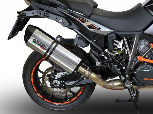 GPR KTM 1050 Adventure Slip-on Exhaust "Sonic Titanium" (EU homologated)