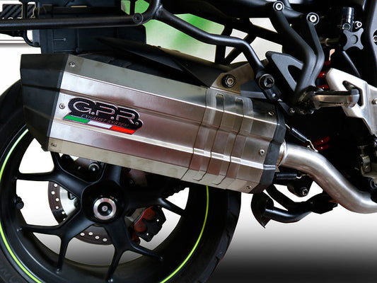 GPR BMW F700GS Slip-on Exhaust "Sonic Inox" (EU homologated)