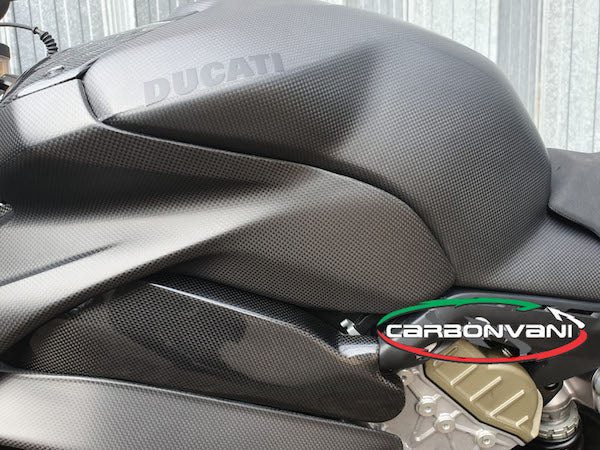 CARBONVANI Ducati Panigale V4 / V4R Full Carbon Fairing Set (8 parts; Stealth version)