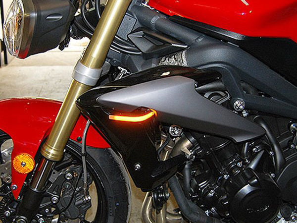 NEW RAGE CYCLES Triumph STREET TRIPLE LED Front Turn Signals (2013 – 2017) – Accessories in MotoDeal – Motorcycle Accessories and Parts Online Shop