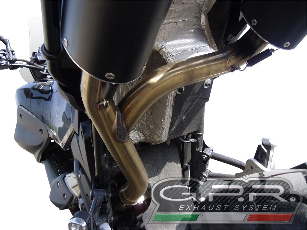 GPR Yamaha XT660Z Ténéré Dual Slip-on Exhaust "Furore Nero" (EU homologated)