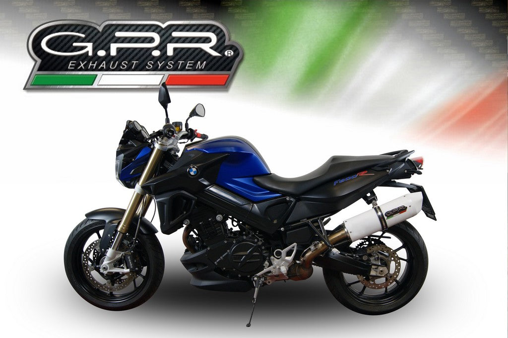 GPR BMW F800R (15/16) Slip-on Exhaust "Albus Ceramic"