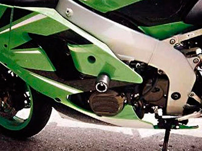 CP0021 - R&G RACING Kawasaki ZX-6R (98/02) Frame Crash Protection Sliders "Classic" – Accessories in the 2WheelsHero Motorcycle Aftermarket Accessories and Parts Online Shop