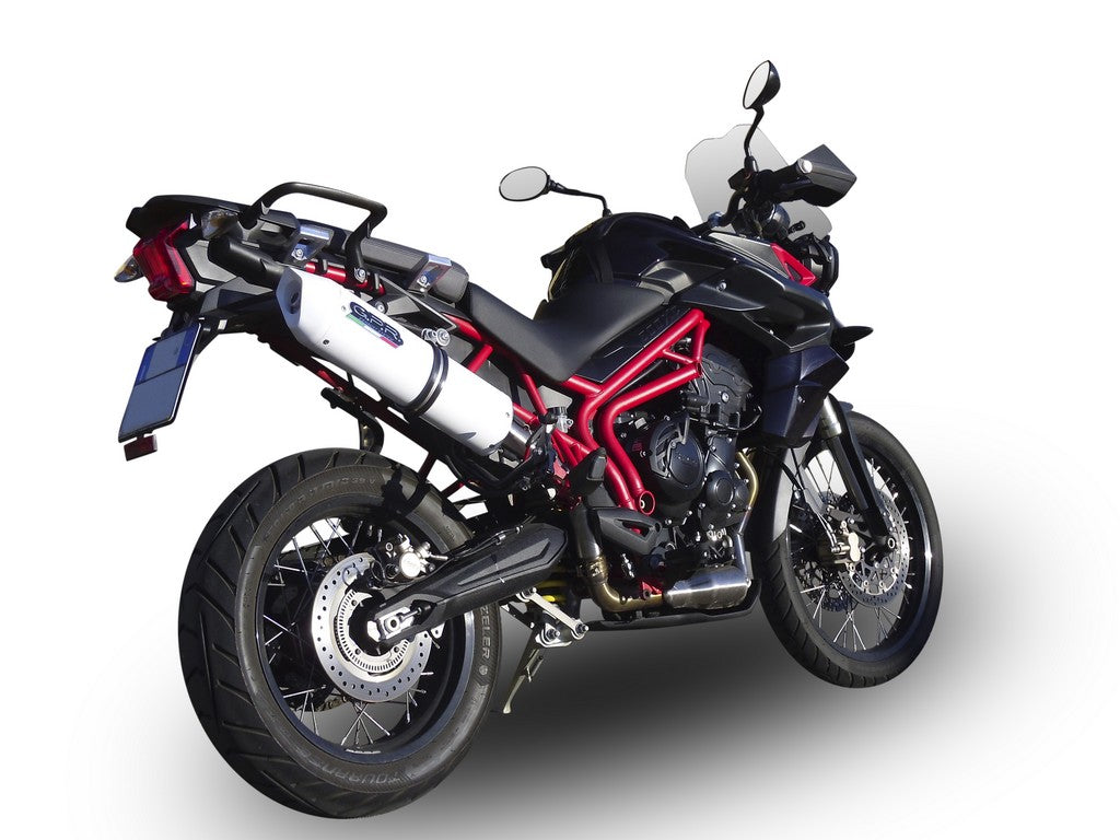 GPR Triumph Tiger 800 (2018 – ) Slip-on Exhaust "Albus Evo 4" (EU homologated)