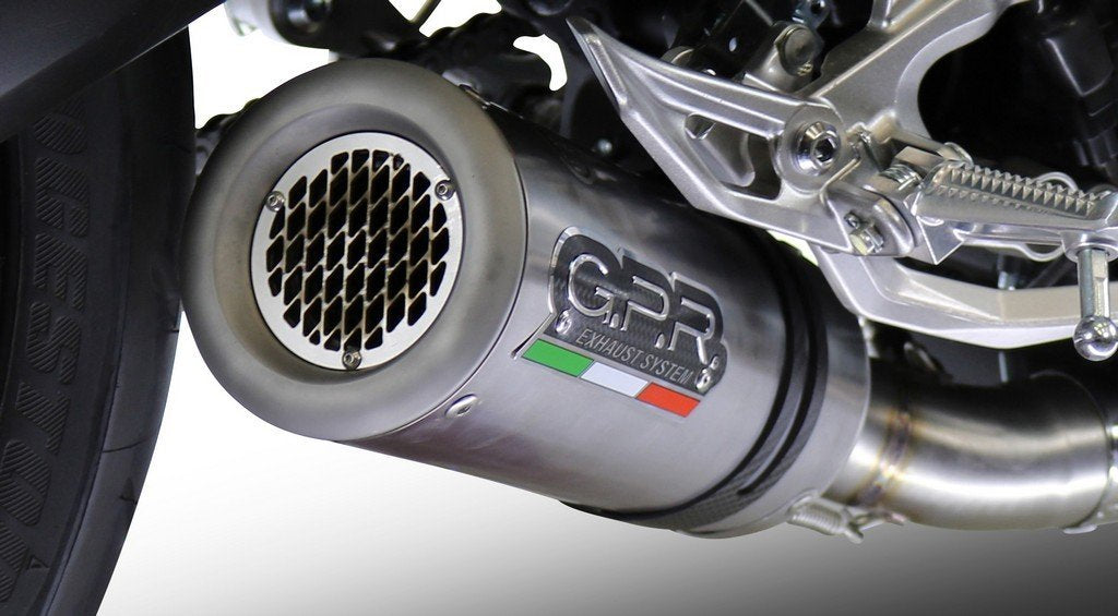 GPR MV Agusta Dragster 800/RR (18/...) Slip-on Exhaust "M3 Titanium Natural" (EU homologated)