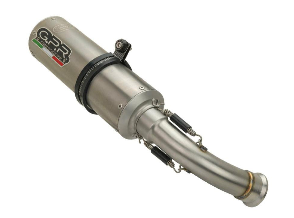 GPR Yamaha Tracer 700 Full Exhaust System "M3 Titanium Natural" (EU homologated)