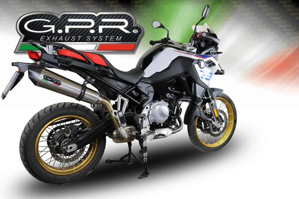 GPR BMW F850GS / Adventure Slip-on Exhaust "GP Evo 4 Titanium" (EU homologated)