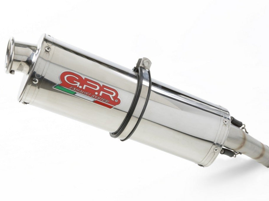 GPR Kawasaki Z750 (04/06) Slip-on Exhaust "Trioval" (EU homologated)