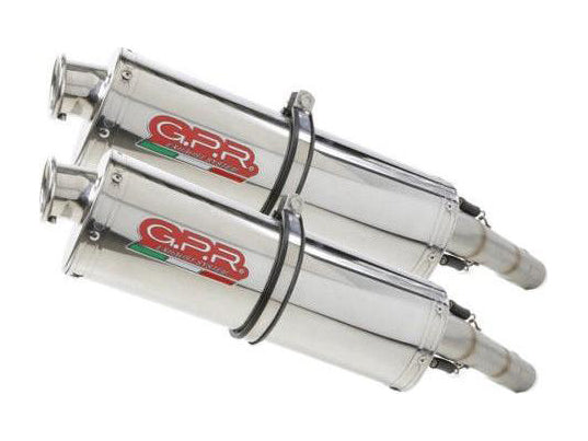 GPR Ducati Monster 620 Dual Slip-on Exhaust "Trioval" (EU homologated)