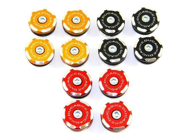 TTMSR02 - DUCABIKE Ducati Monster Frame Plugs (bi-color)