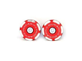 TTNM02 - DUCABIKE Ducati Monster 696/796/1100 Frame Plugs (bi-color)