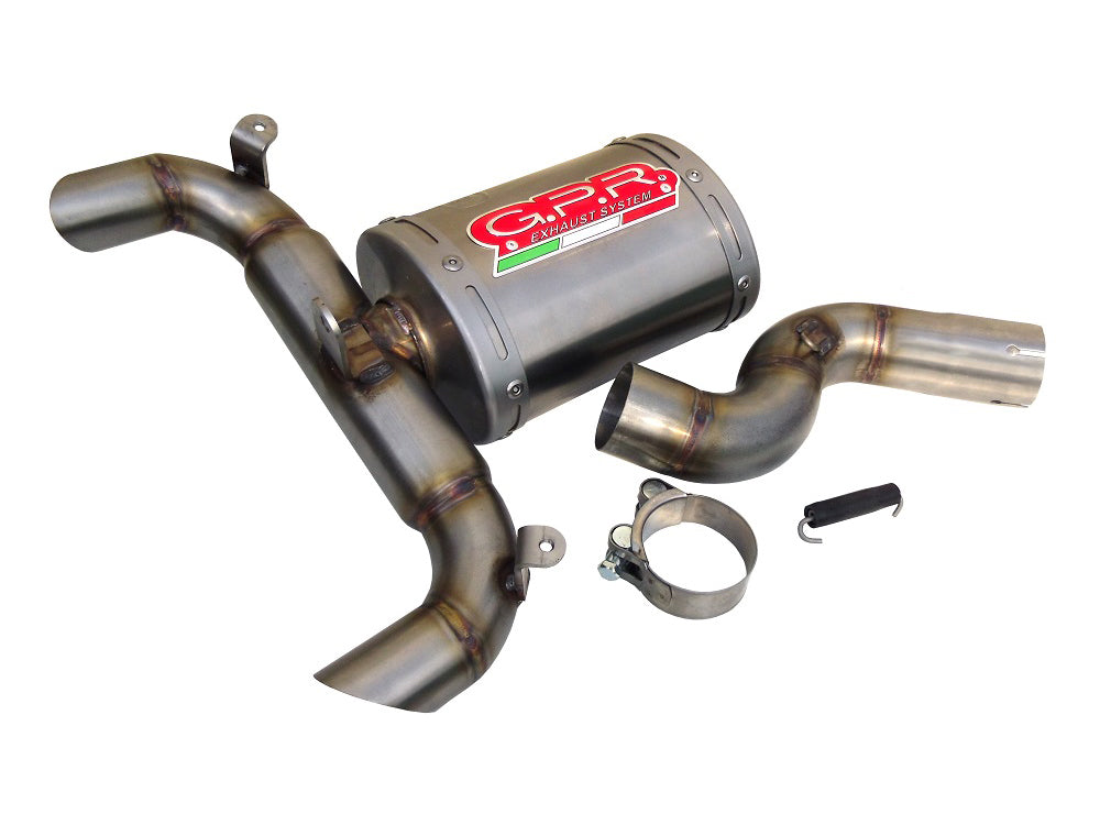 GPR Suzuki GSR600 Slip-on Exhaust "Titanium Oval" (EU homologated)