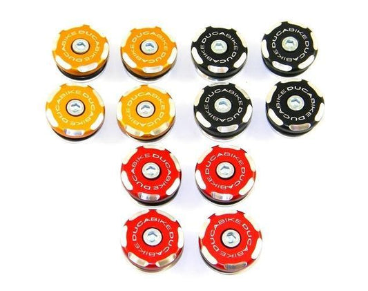 TTSC02 - DUCABIKE Ducati Sport 1000 / GT 1000 Frame Plugs (bi-color)