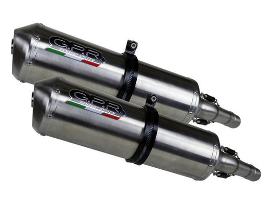 GPR Ducati Monster 900 Dual Slip-on Exhaust "Satinox" (EU homologated)