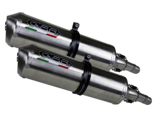 GPR Ducati Monster 750 Dual Slip-on Exhaust "Satinox" (EU homologated)