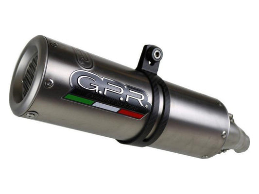 GPR Ducati Monster 821 Slip-on Exhaust "M3 Titanium Natural" (EU homologated)