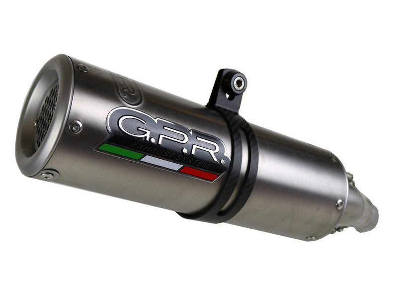 GPR Aprilia Tuono V2 Dual Slip-on Exhaust "M3 Titanium Natural" (EU homologated)