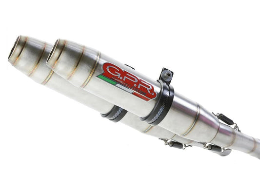 GPR Ducati Monster 696 Dual Slip-on Exhaust "Deeptone Inox" (EU homologated)