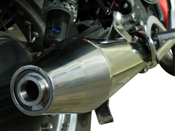 GPR Triumph Street Twin Dual Slip-on Exhaust "Vintacone" (EU homologated)