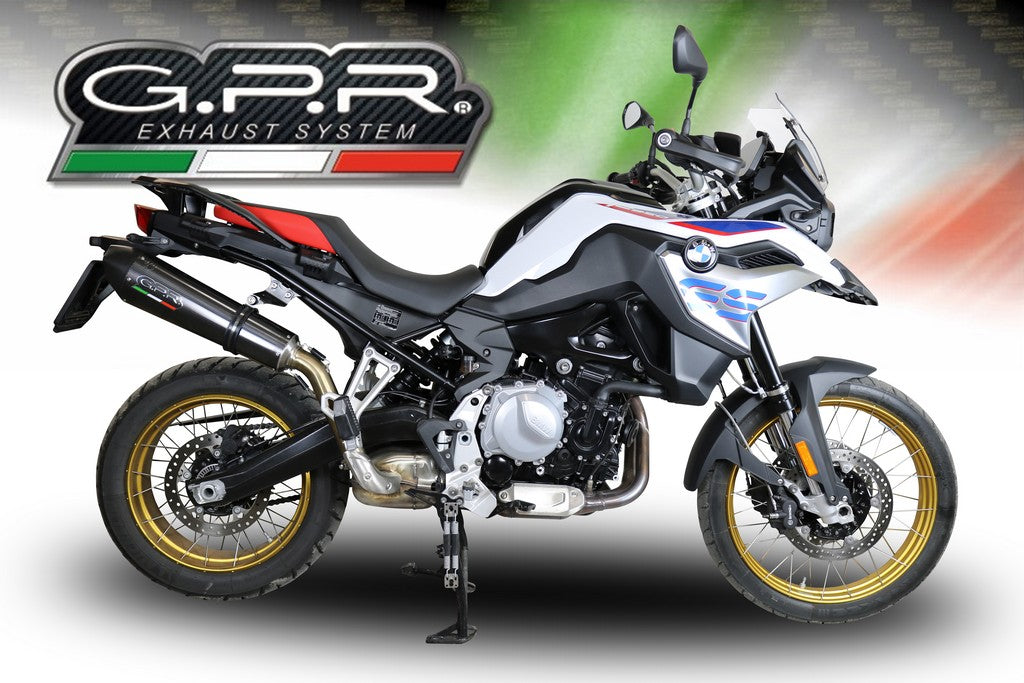 GPR BMW F850GS / Adventure Slip-on Exhaust "GP Evo 4 Poppy" (EU homologated)