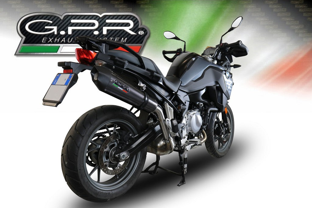 GPR BMW F750GS Slip-on Exhaust "GP Evo 4 Poppy" (EU homologated)