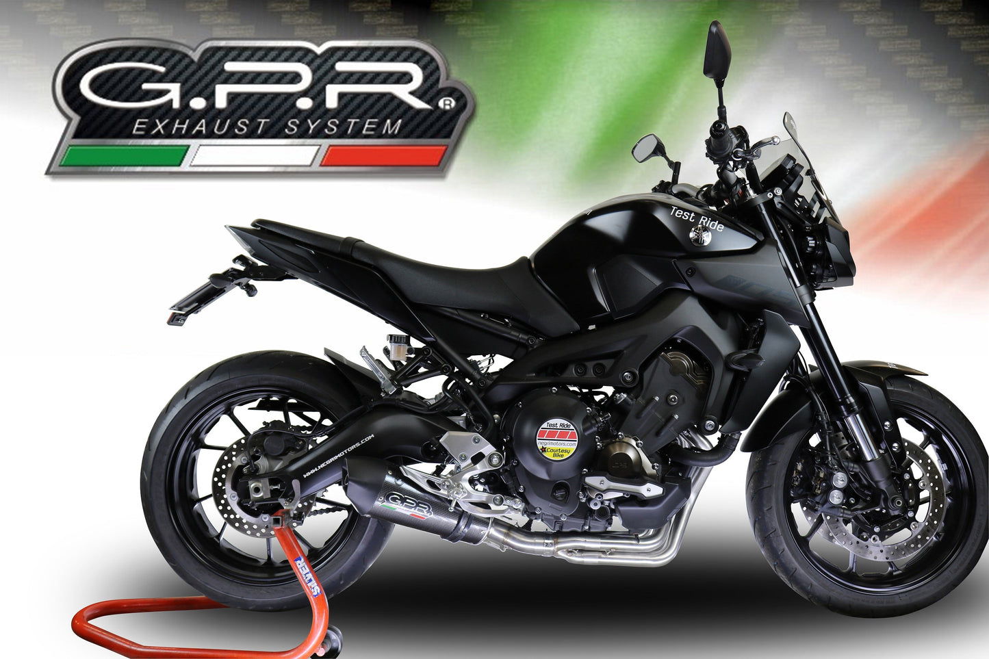 GPR Yamaha MT-09 (17/20) Full Exhaust System "GP Evo 4 Poppy" (EU homologated)