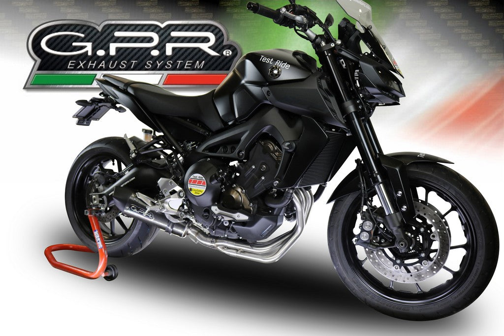 GPR Yamaha MT-09 (17/20) Full Exhaust System "GP Evo 4 Poppy" (EU homologated)