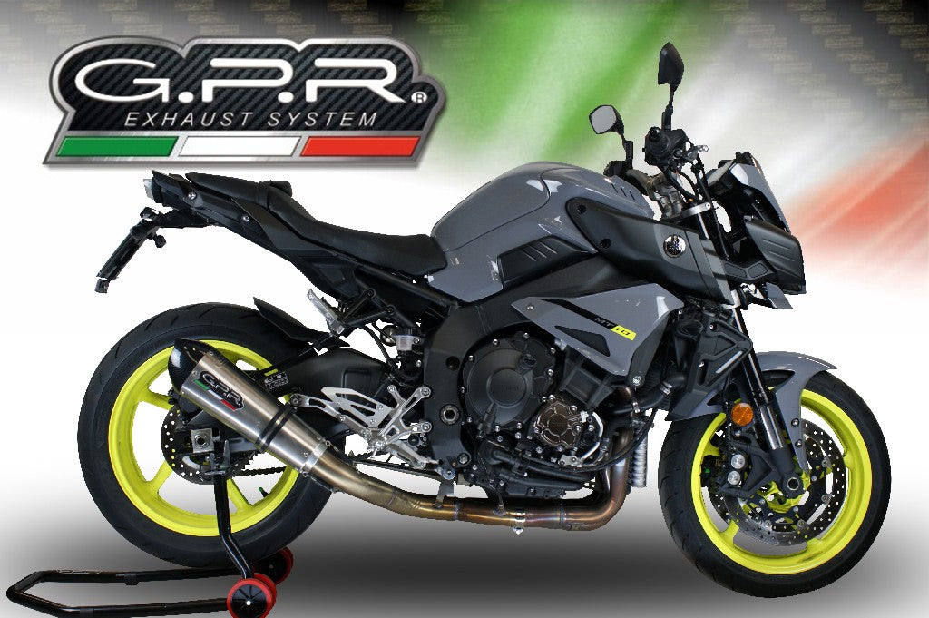 GPR Yamaha MT-10 (16/20) Slip-on Exhaust "GPE Anniversary Titanium" (EU homologated)