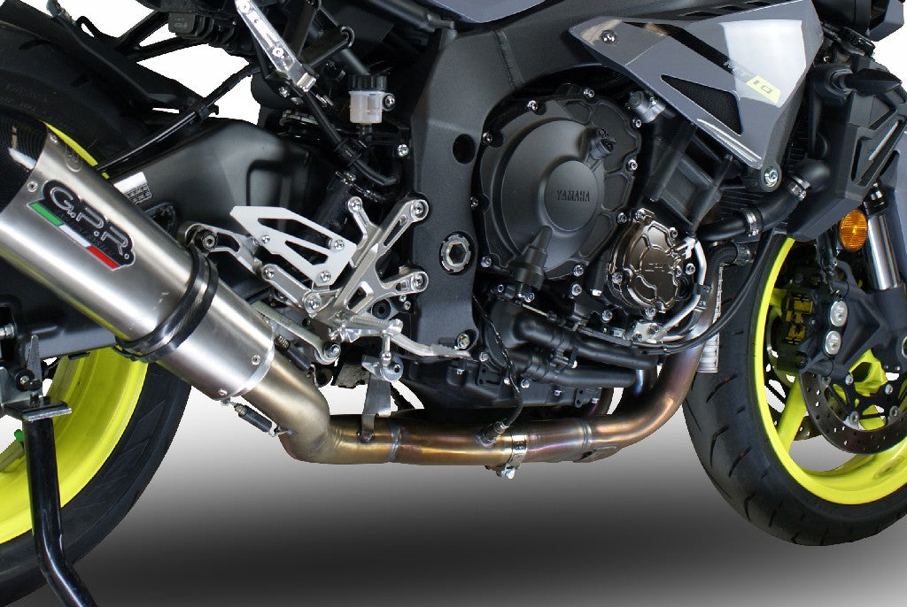 GPR Yamaha MT-10 (16/20) Slip-on Exhaust "GPE Anniversary Titanium" (EU homologated)