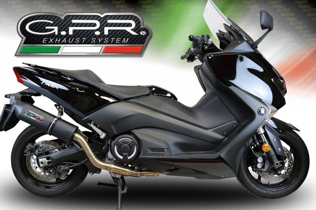 GPR Yamaha T-MAX 530 (12/19) Full Exhaust System "Furore Nero" (EU homologated)